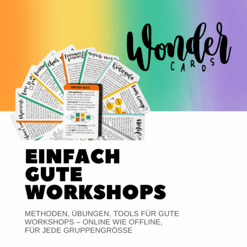 wondercards einfach gute workshops moderation