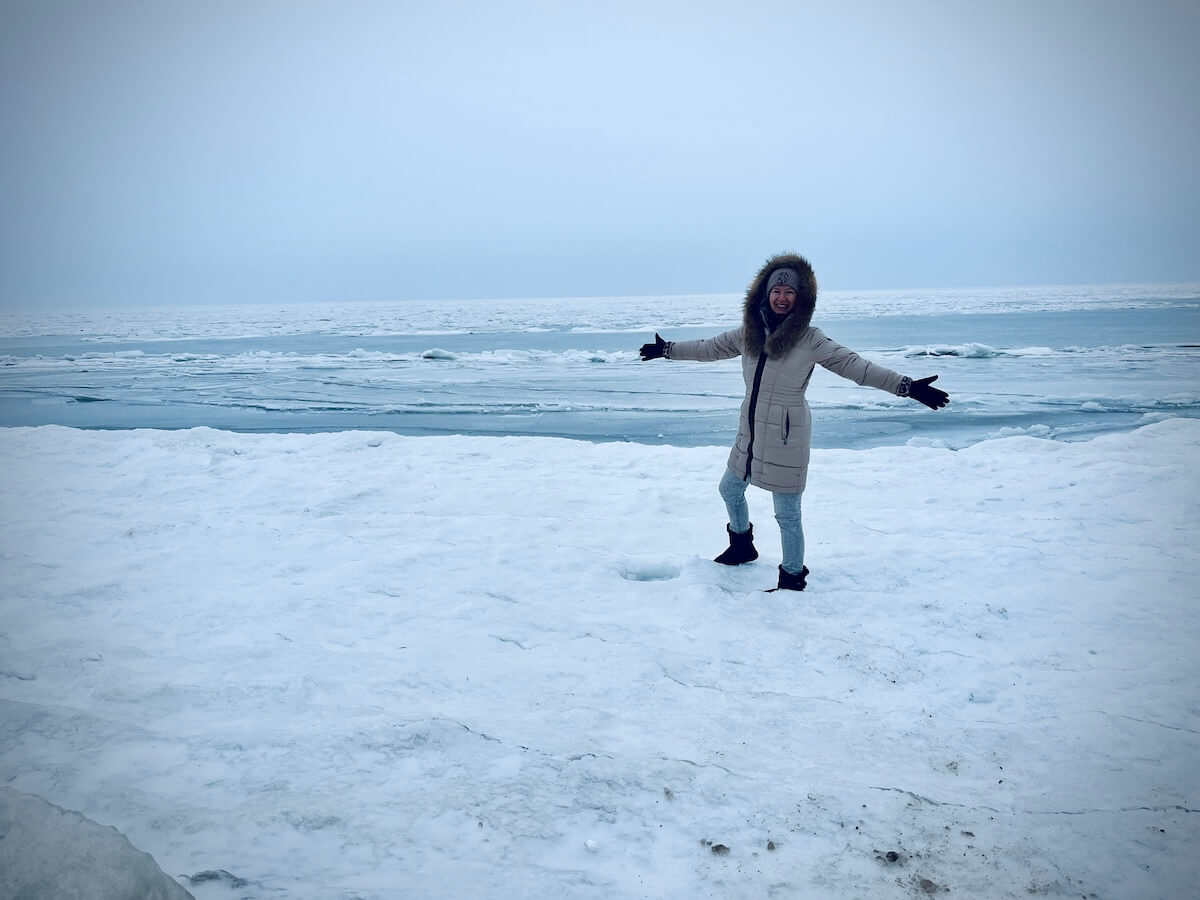 petranovskaja Ostsee zugefroren Usedom